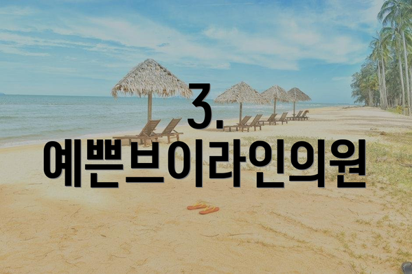 3. 예쁜브이라인의원