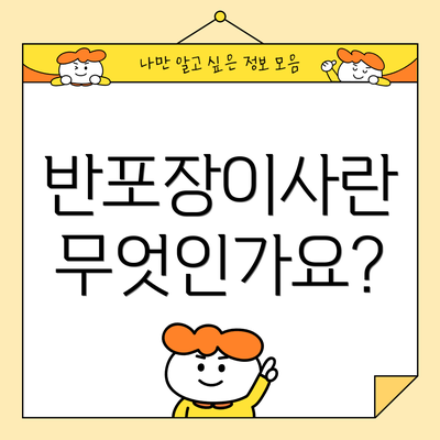 반포장이사란 무엇인가요?