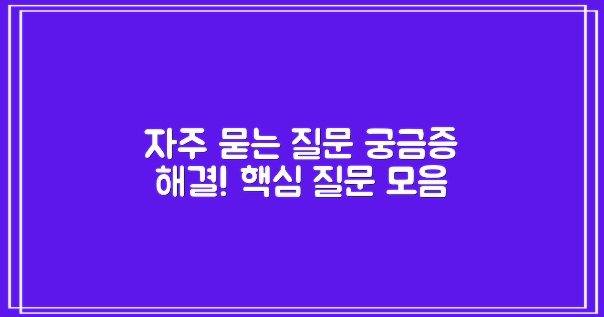 자주 묻는 질문