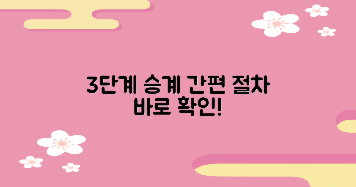 3단계 승계 절차 안내